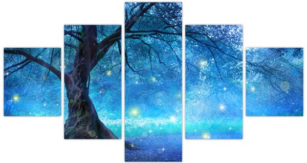 Obraz - Mistyczny las (125x70 cm)