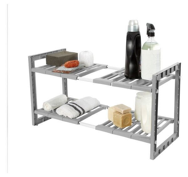 Półki do szafki pod zlewem z regulowaną szerokością Compactor Expandable Shelf