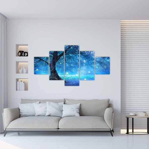 Obraz - Mistyczny las (125x70 cm)