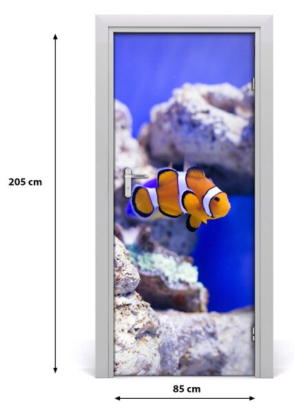 Naklejka samoprzylepna na drzwi Ryba Nemo