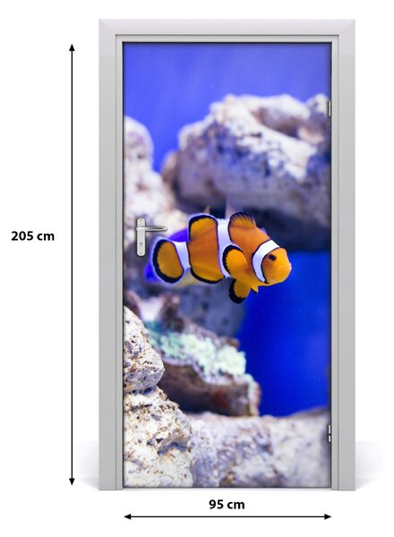 Naklejka samoprzylepna na drzwi Ryba Nemo