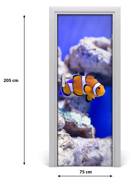 Naklejka samoprzylepna na drzwi Ryba Nemo