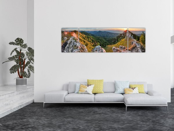 Obraz - Krajobraz górski (170x50 cm)
