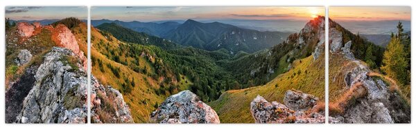 Obraz - Krajobraz górski (170x50 cm)