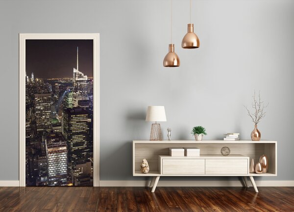 Fototapeta samoprzylepna na drzwi Nowy Jork nocą