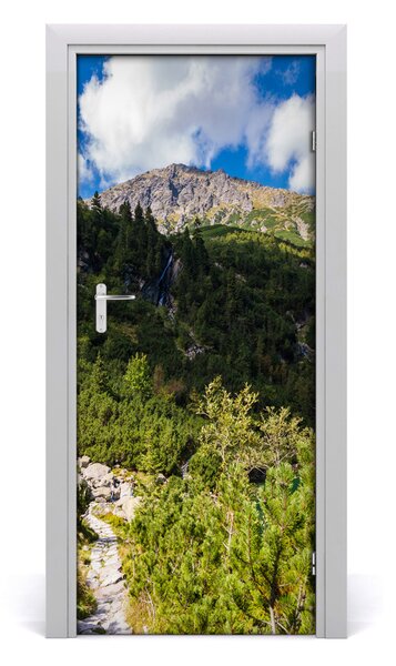 Naklejka na drzwi samoprzylepna Morskie oko Tatry