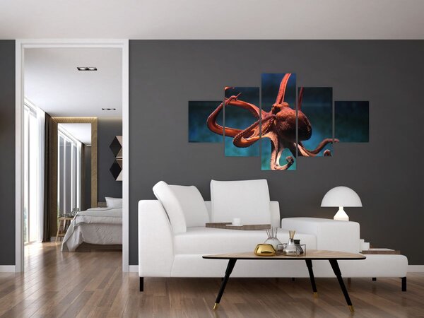 Obraz - Ośmiornica (125x70 cm)