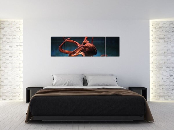Obraz - Ośmiornica (170x50 cm)