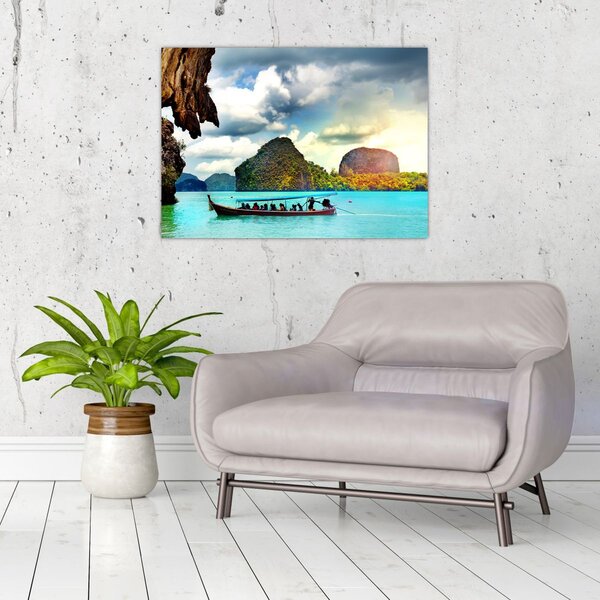 Obraz - Zatoka Phang Nga (70x50 cm)