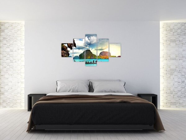 Obraz - Zatoka Phang Nga (125x70 cm)