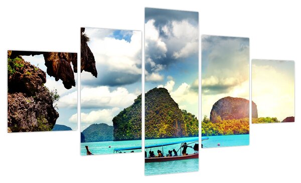 Obraz - Zatoka Phang Nga (125x70 cm)