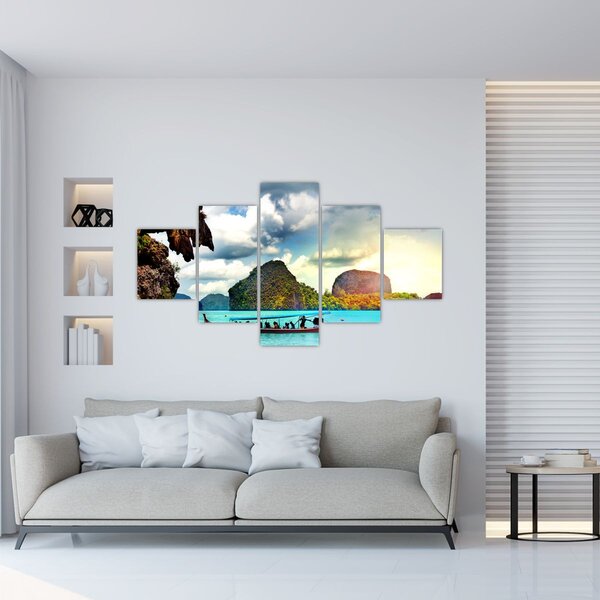 Obraz - Zatoka Phang Nga (125x70 cm)