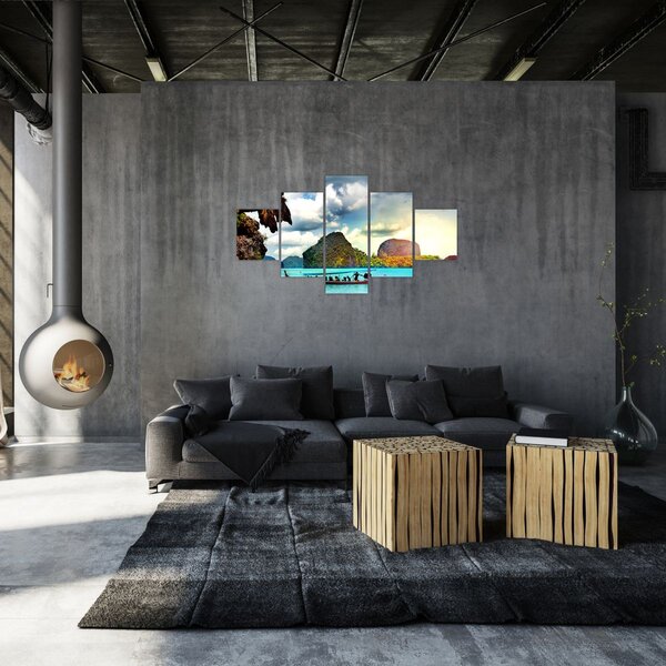 Obraz - Zatoka Phang Nga (125x70 cm)