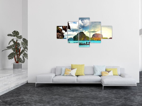 Obraz - Zatoka Phang Nga (125x70 cm)