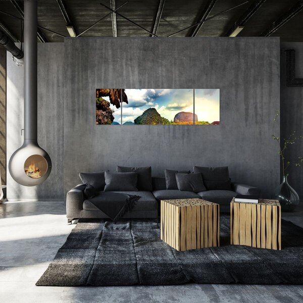 Obraz - Zatoka Phang Nga (170x50 cm)
