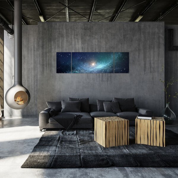 Obraz - Gwiazdy i mgławice (170x50 cm)