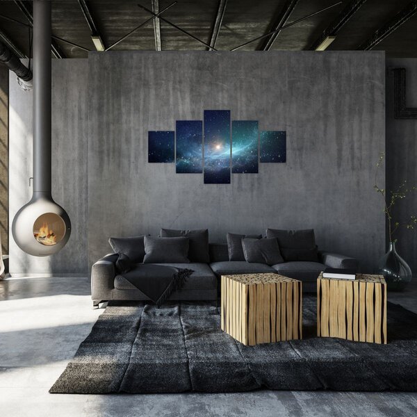Obraz - Gwiazdy i mgławice (125x70 cm)