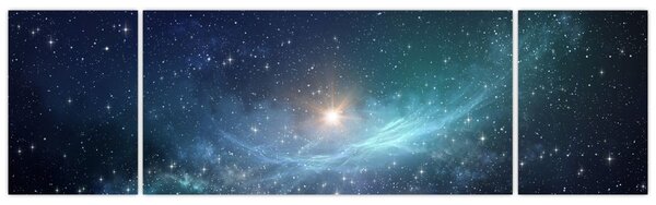 Obraz - Gwiazdy i mgławice (170x50 cm)