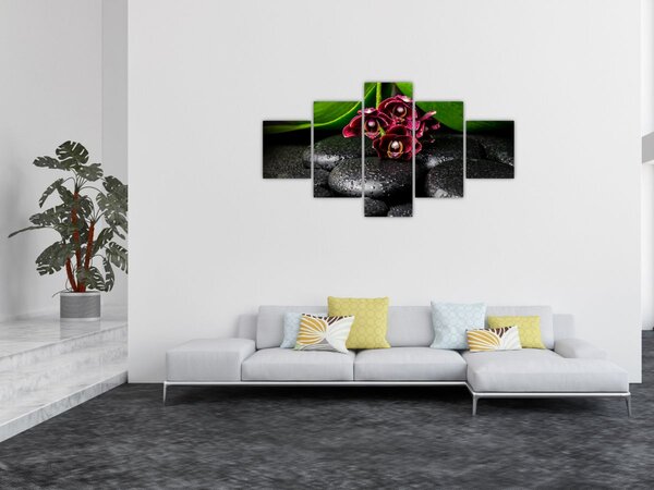 Obraz - Kamienie lawy (125x70 cm)