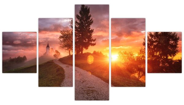 Obraz - Jamnik, Słowenia (125x70 cm)