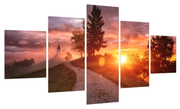 Obraz - Jamnik, Słowenia (125x70 cm)