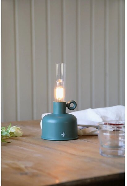 Ciemnozielona lampa stołowa LED (wysokość 22 cm) Astrid – Markslöjd
