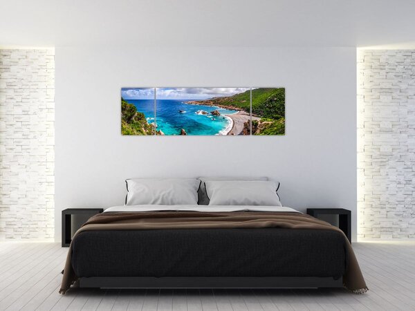 Obraz - Sardynia (170x50 cm)