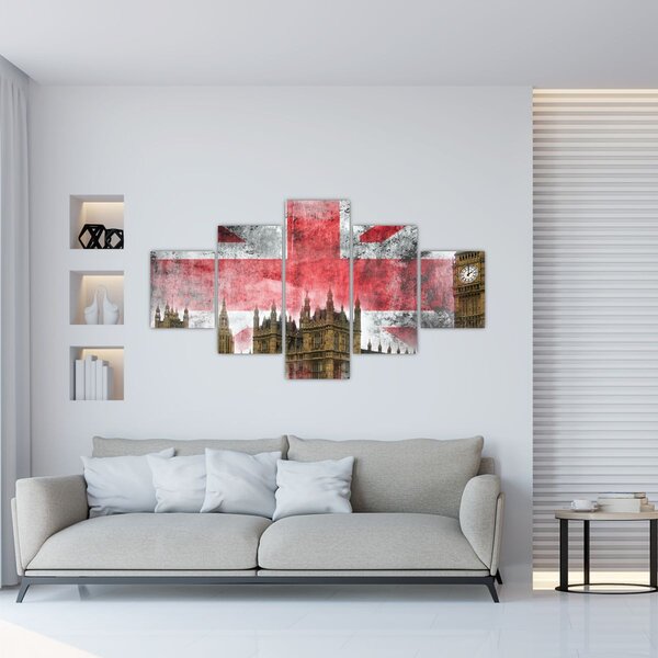 Obraz - Londyn (125x70 cm)
