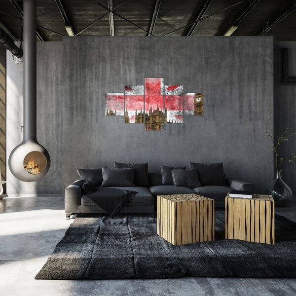 Obraz - Londyn (125x70 cm)