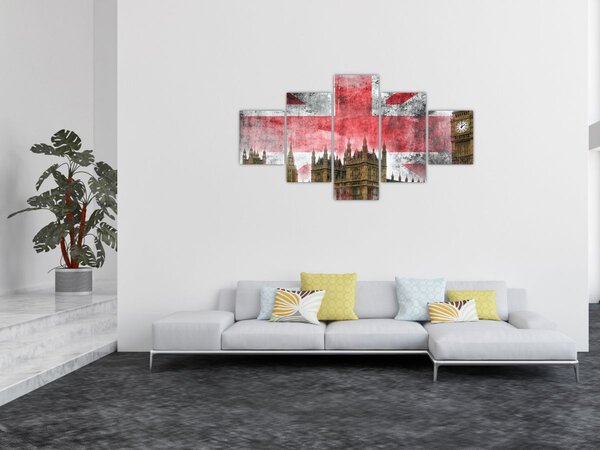 Obraz - Londyn (125x70 cm)