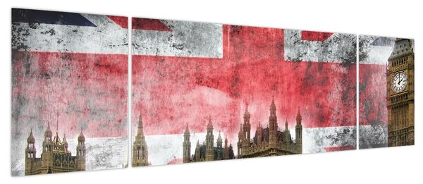 Obraz - Londyn (170x50 cm)