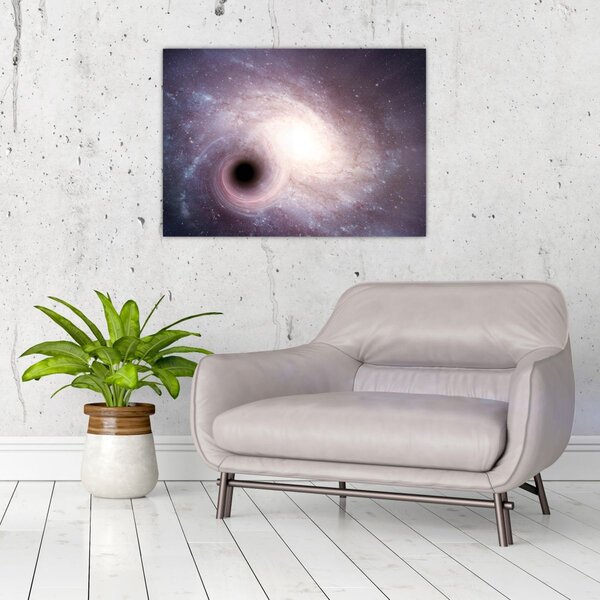 Obraz - Galaktyki spiralne (70x50 cm)