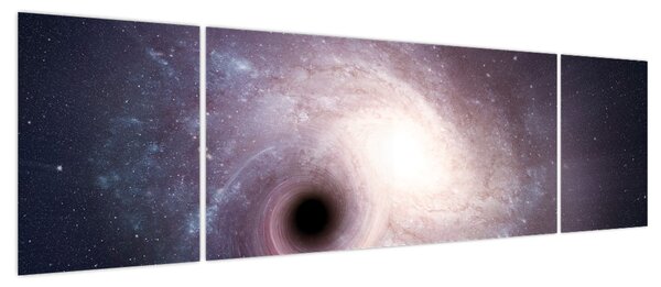 Obraz - Galaktyki spiralne (170x50 cm)