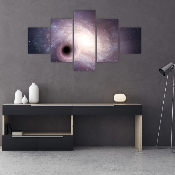 Obraz - Galaktyki spiralne (125x70 cm)