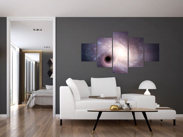 Obraz - Galaktyki spiralne (125x70 cm)