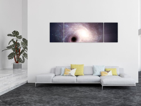 Obraz - Galaktyki spiralne (170x50 cm)