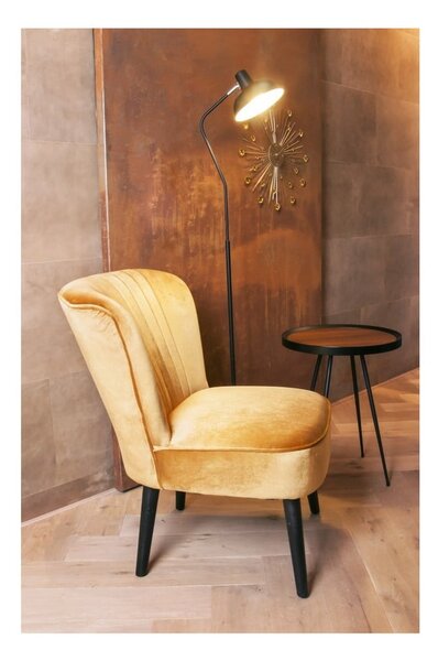 Zegar w kolorze złota Karlsson Sunburst, ø 50 cm