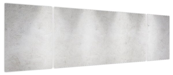 Obraz - Betonowa ściana z oświetleniem (170x50 cm)
