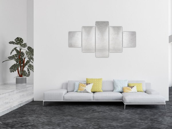 Obraz - Betonowa ściana z oświetleniem (125x70 cm)