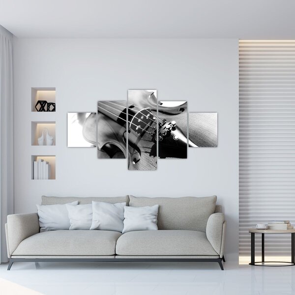 Obraz - Skrzypce (125x70 cm)