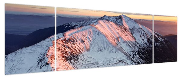 Obraz - Zimowa panorama górska II. (170x50 cm)