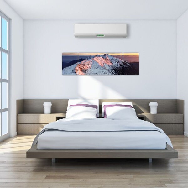 Obraz - Zimowa panorama górska II. (170x50 cm)