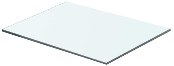 Szklany, bezbarwny panel, 40x25 cm