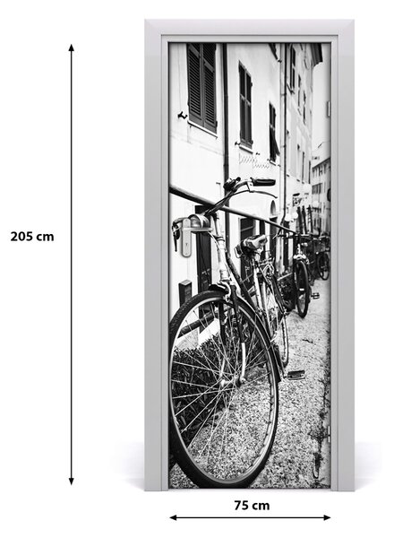 Fototapeta samoprzylepna na drzwi Miejskie rowery