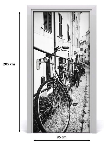 Fototapeta samoprzylepna na drzwi Miejskie rowery