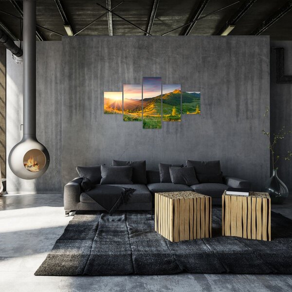 Obraz - Letni krajobraz (125x70 cm)