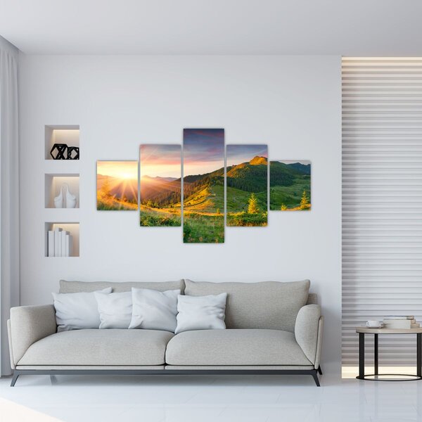 Obraz - Letni krajobraz (125x70 cm)