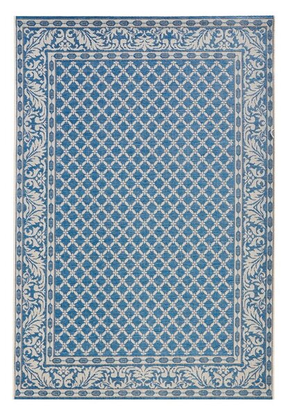 Niebiesko-kremowy dywan odpowiedni na zewnątrz NORTHRUGS Royal, 160x230 cm