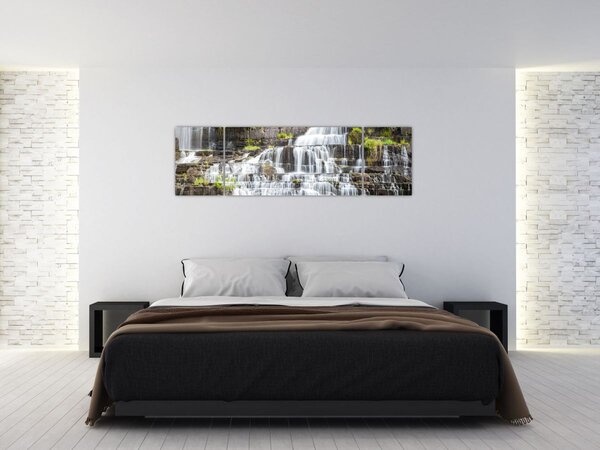 Obraz - Wodospad (170x50 cm)