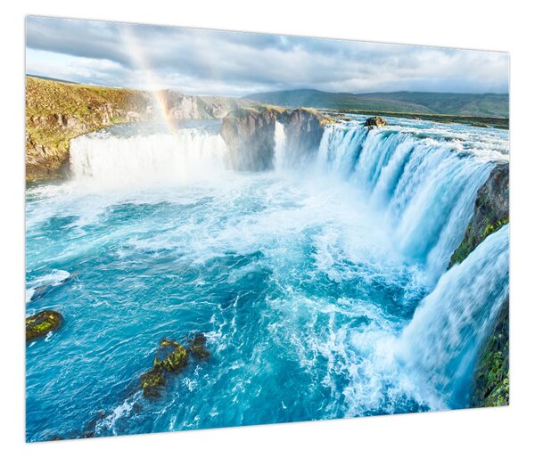 Obraz - Wodospad Godafoss (70x50 cm)